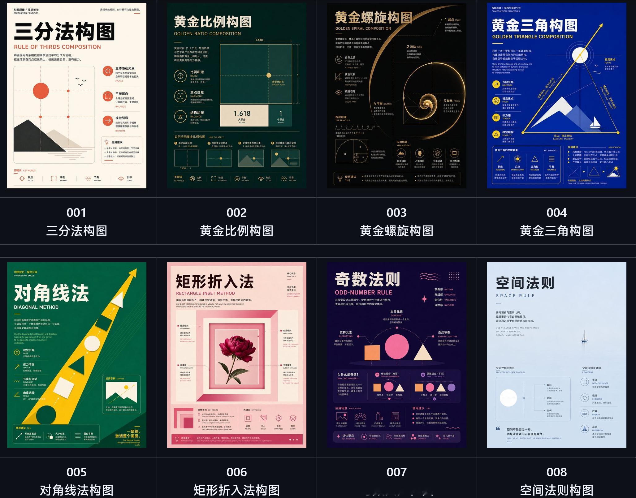 350 种排版 · 分类图鉴地址：github.com/nevertoday/3