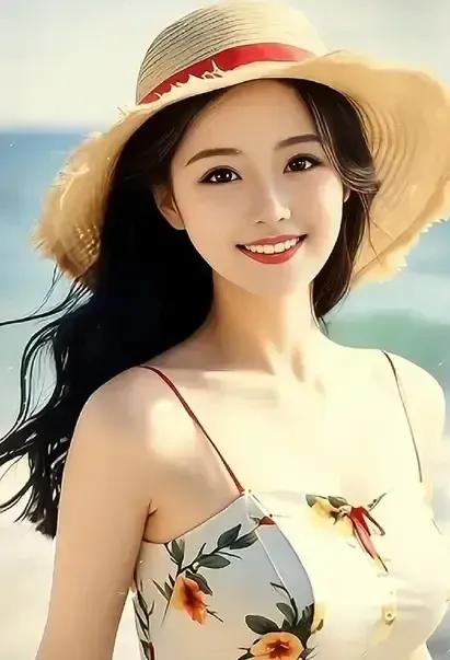 清澈如泉，明媚如花，这就是我心中最美的清纯美女。#美女子图赏# #欣赏绝世佳人#