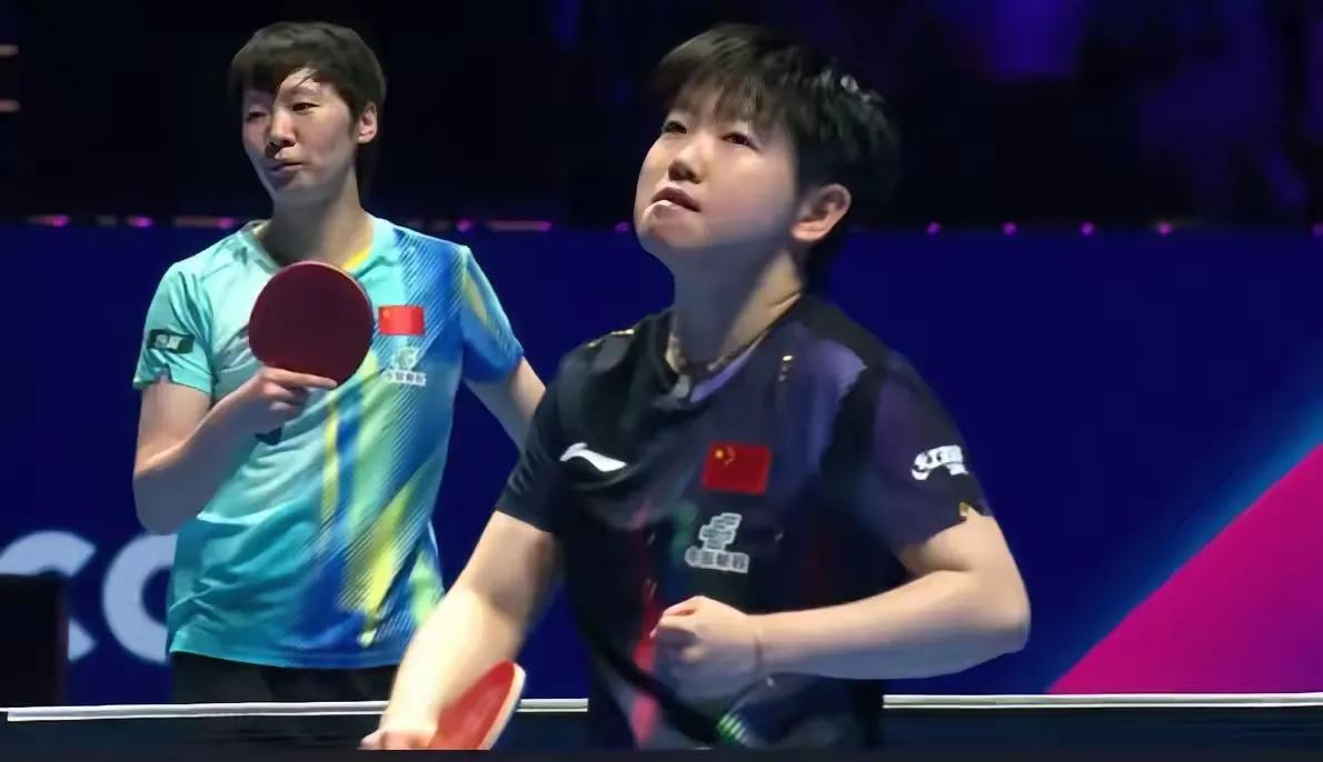 王曼昱的球技不用说，主要还是欠缺一些陈梦和莎莎身上的自信，霸气，王曼昱不要步刘诗