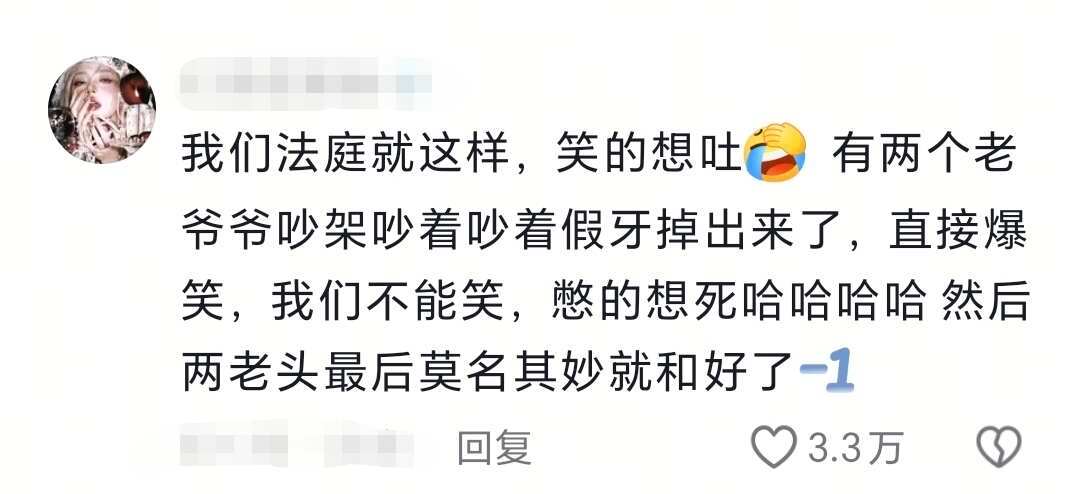 原来法庭这么热闹的吗 