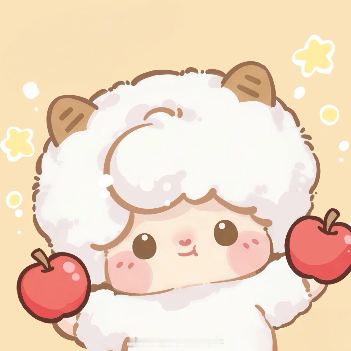 杨明娜    我换个头哈～就，有没有人能品到这只吃货小🐏～ 