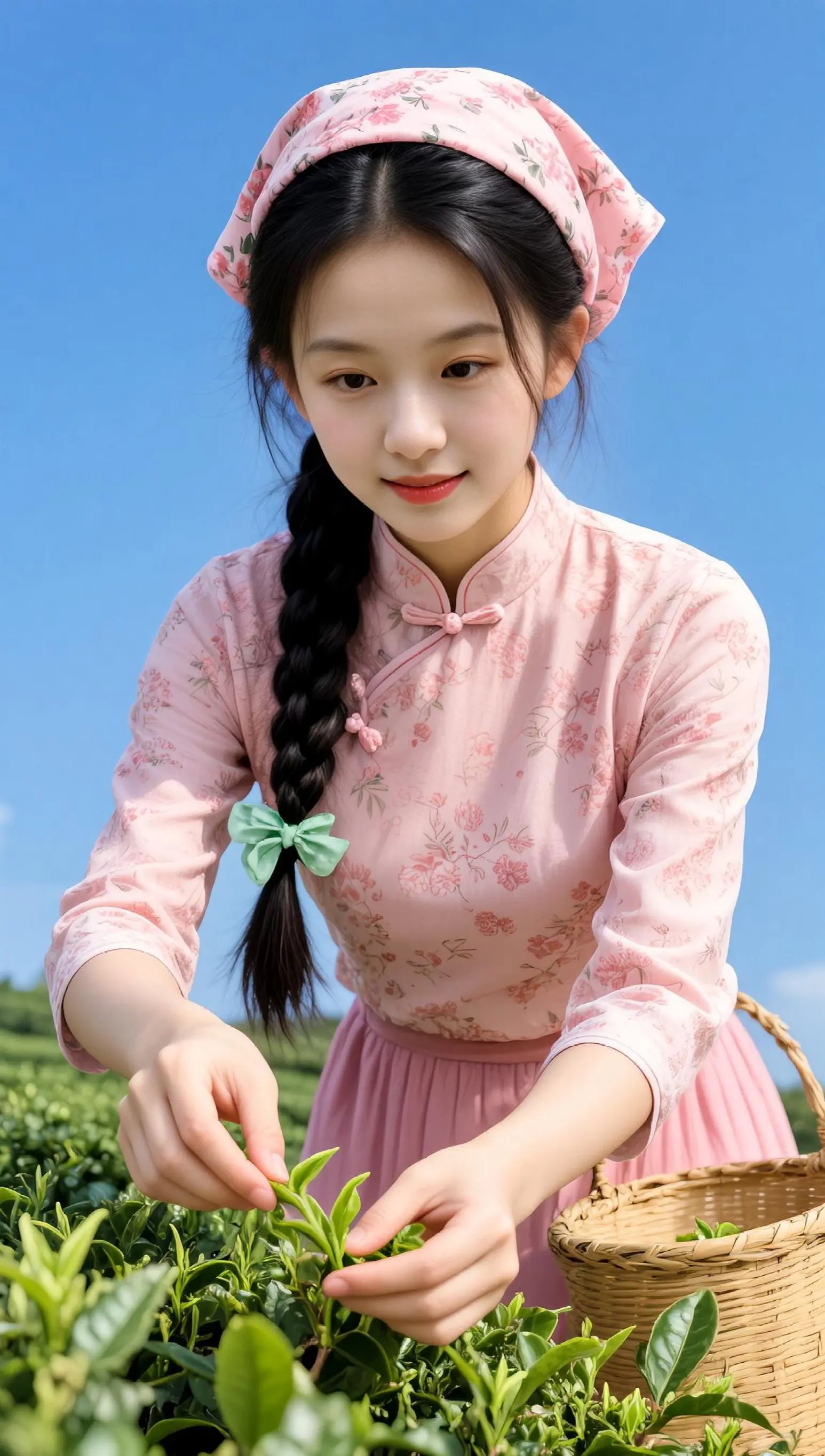 AI茶乡旗袍写真 随变ai随便玩