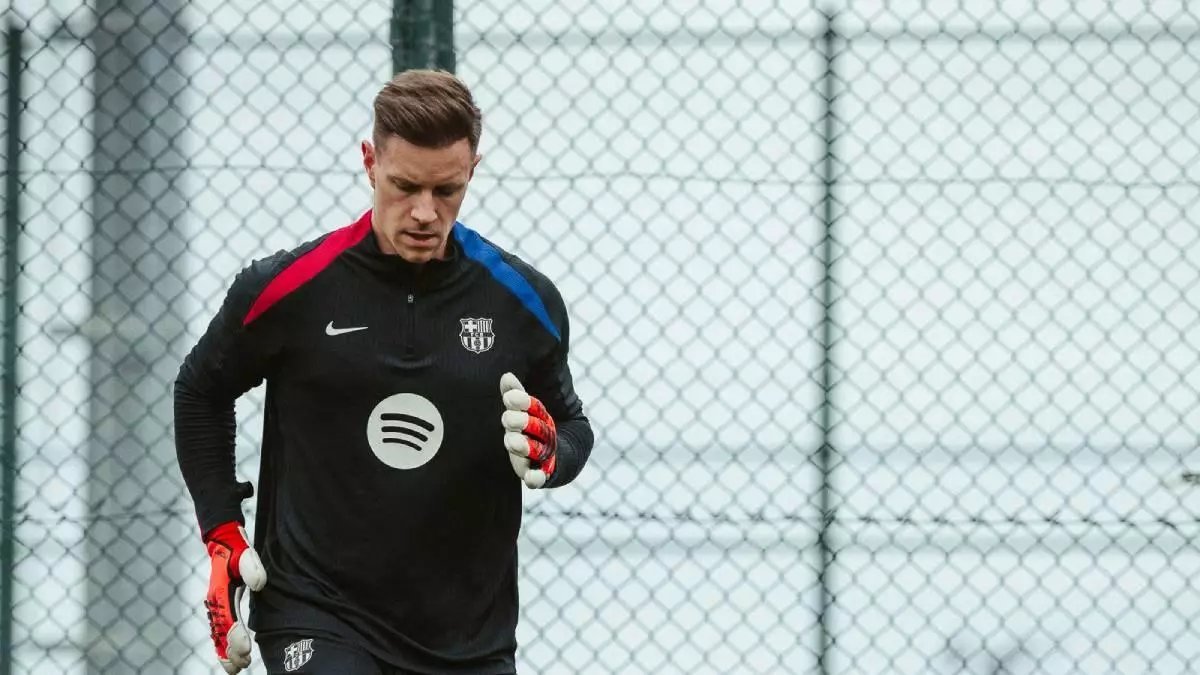 每体：对特尔施特根的回归持乐观态度——可能会在四月份回归。最初，他预计将缺席本赛