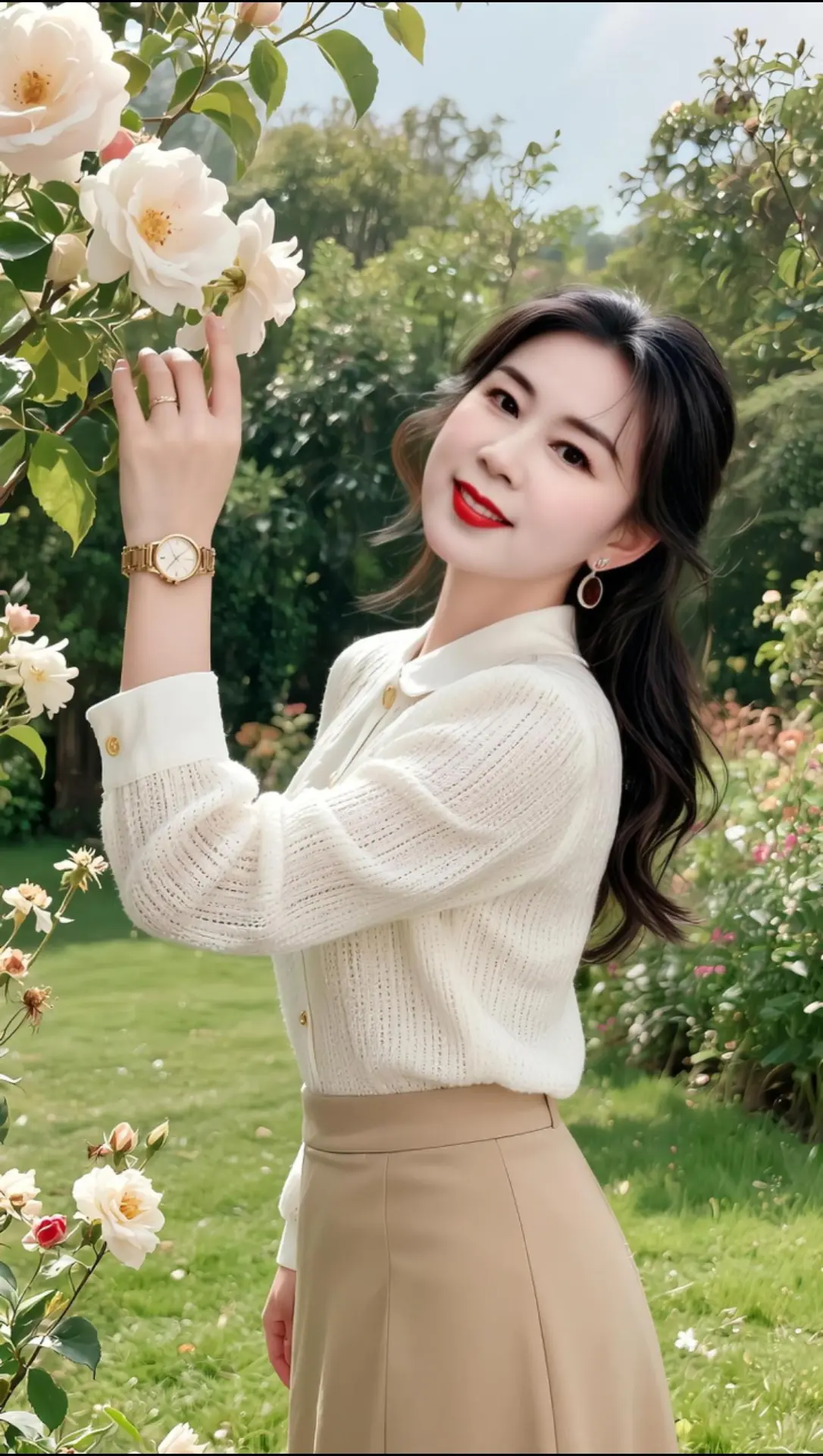 AI花园清新写真 随变ai随便玩