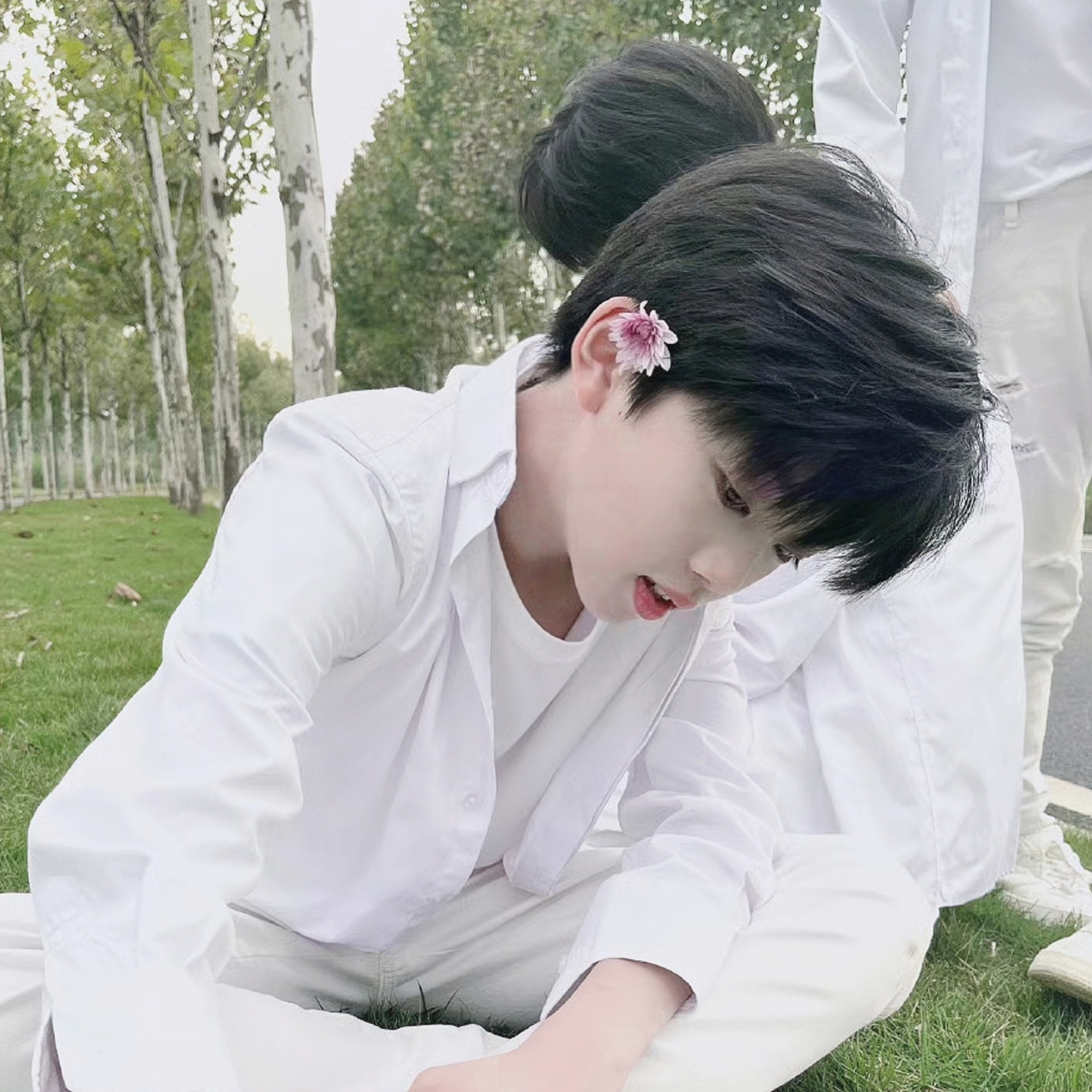 今日份蓝白色系男明星头像分享拿图点赞即可张函瑞 