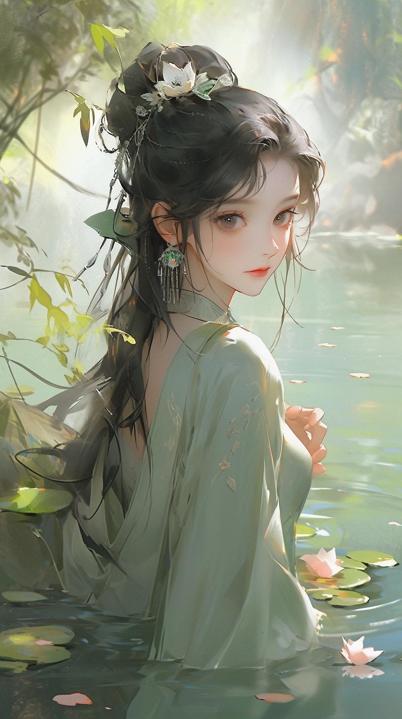 古风人物绘画