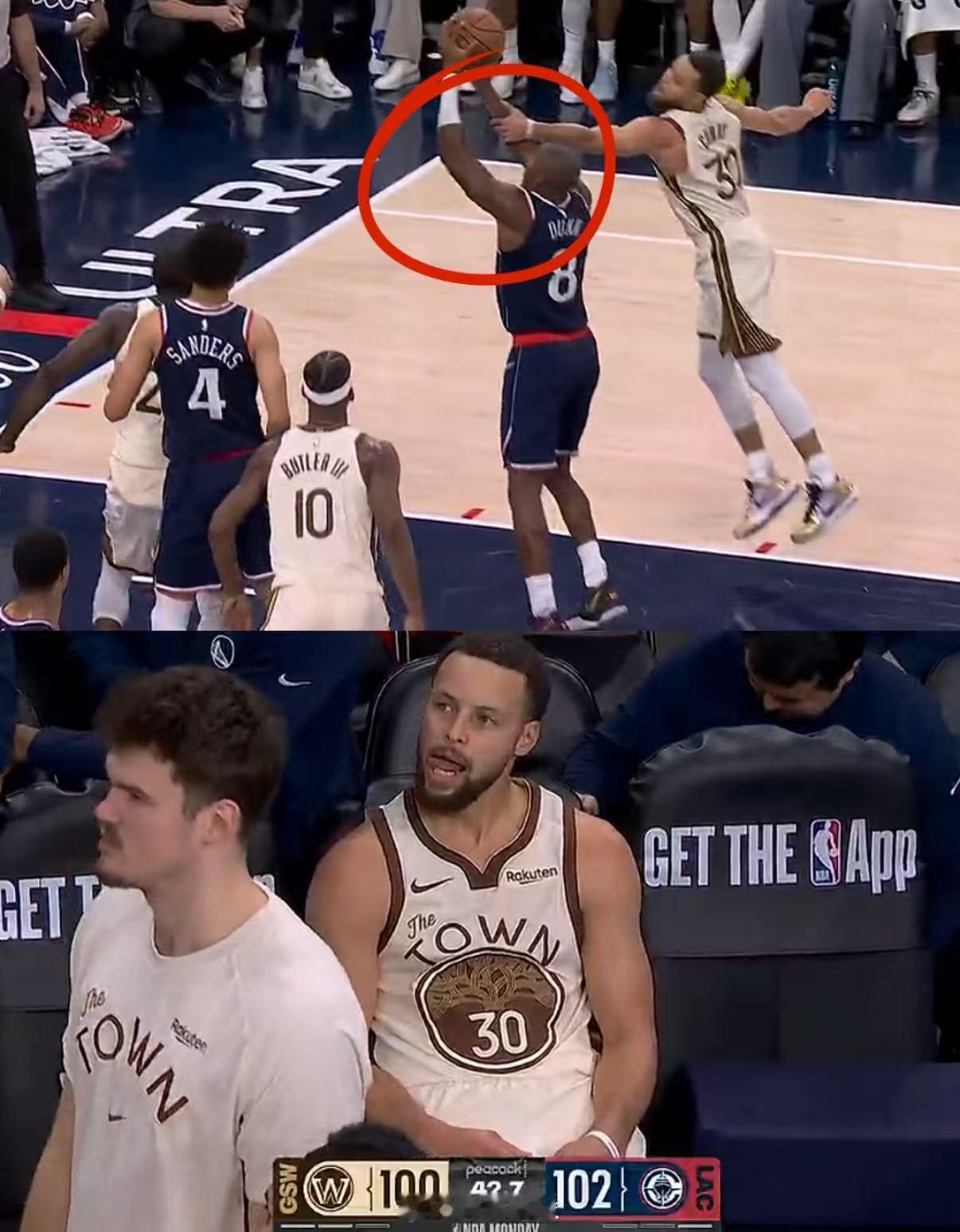 勇士vs快船快船103-102险胜勇士，莱纳德24+12+5带队领跑，库里27分