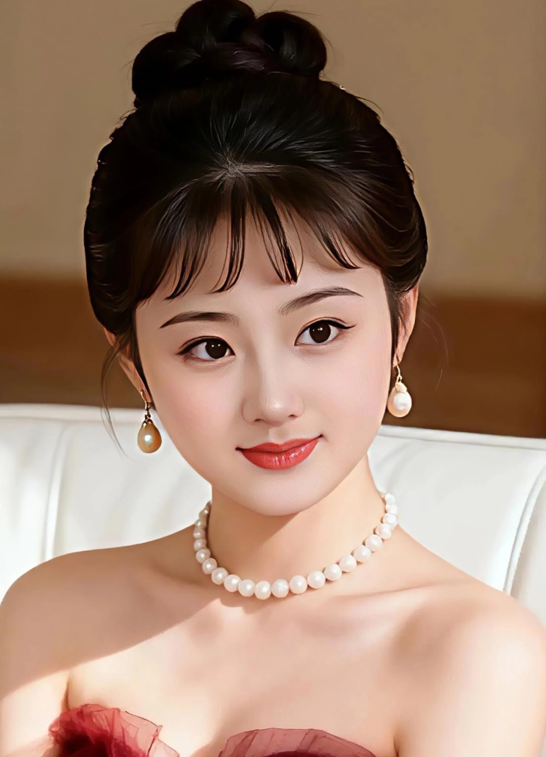 优雅珍珠项链，尽显高贵气质！💎✨