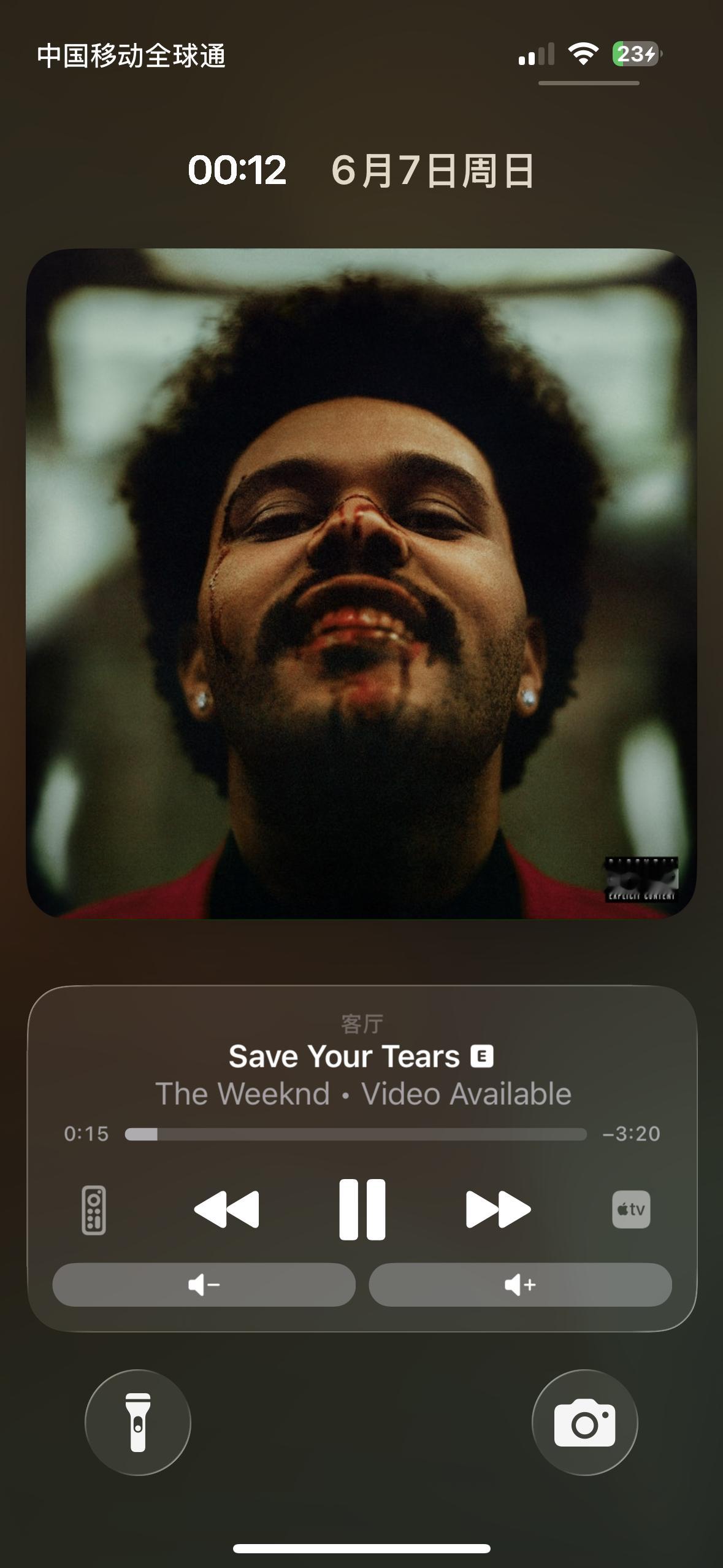 又被自己装到了 特别喜欢 Spotify 的锁屏 