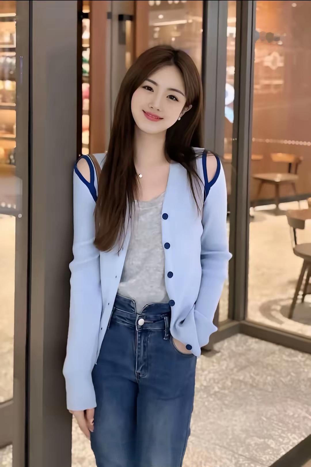 温柔甜美的日常穿搭，轻松自在的感觉