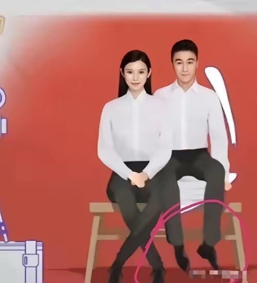 长见识了原来男矮女高的结婚照是这样拍摄的 