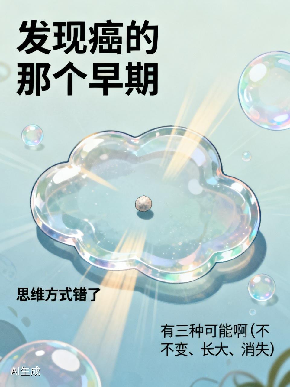 发现癌的那个早期
第一步: 思维方式错了
后面就一步一步，落入死胡同……
谁说那