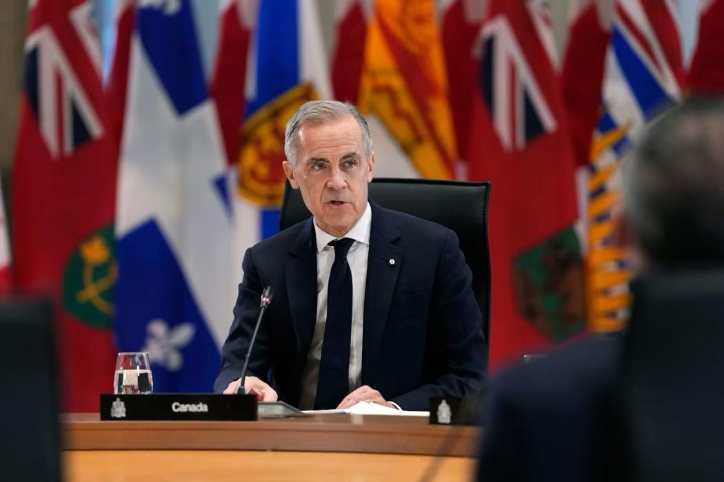 华尔街日报今天报道：“加拿大总理马克·卡尼呼吁特朗普政府尊重加拿大的主权。此前，