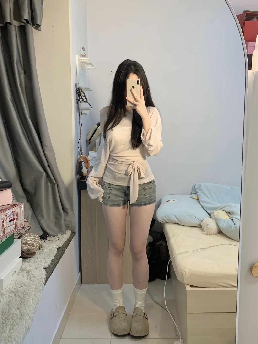 160/100还得是松弛感罩衫～