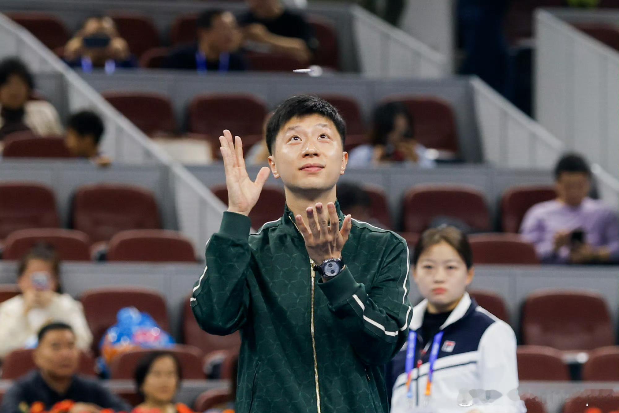 龙队去中网🎾我去他主场🏓️#马龙担任中网挑边嘉宾##wtt中国大满贯2024