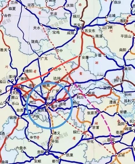 其实成巴安川陕共赢方案可以在现有基础上进行微调，成巴安高铁在陕西走镇巴设站，然后