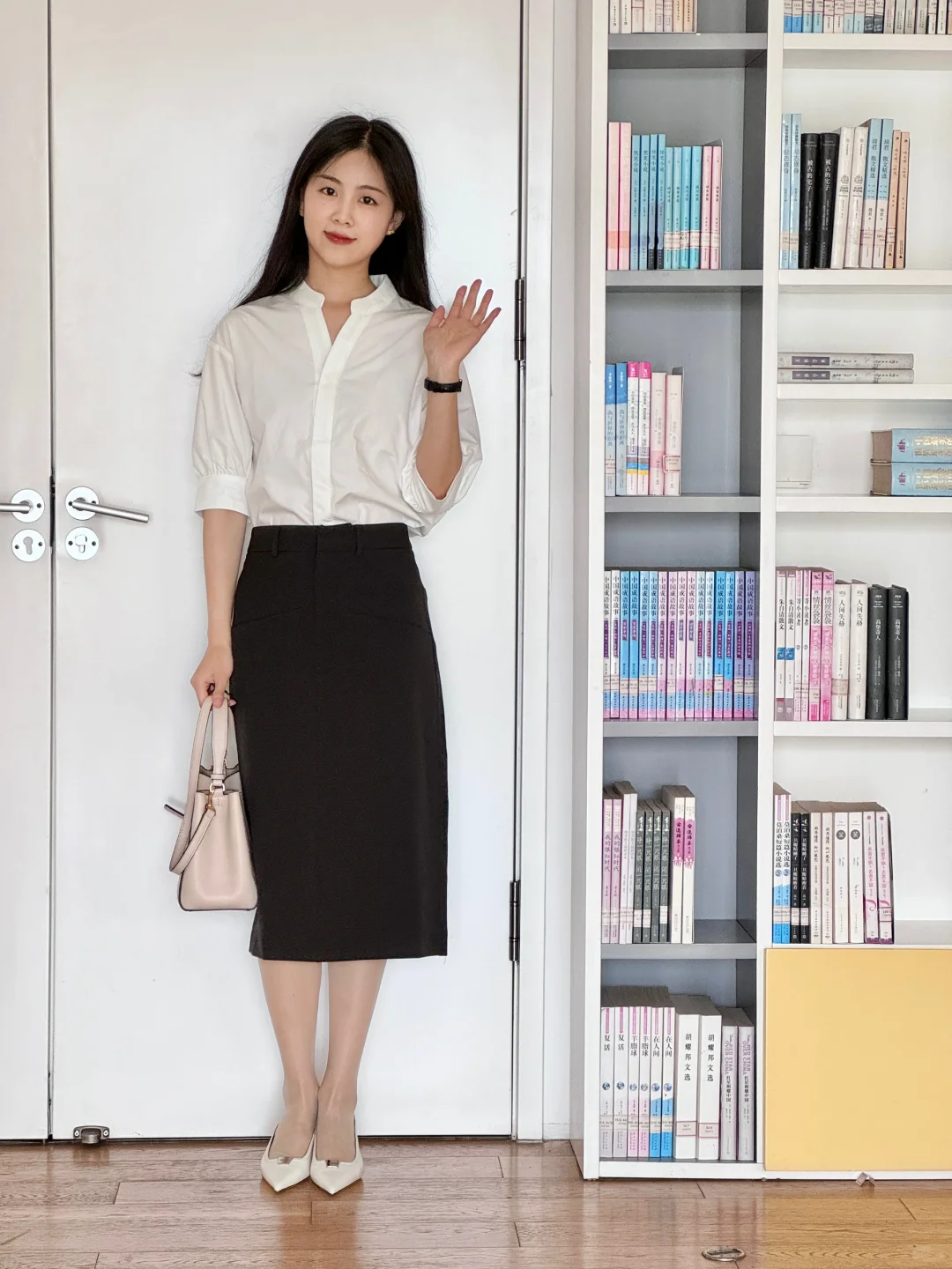 夏天 气质温柔穿搭 🖤🤍| 97年大专老师OOTD