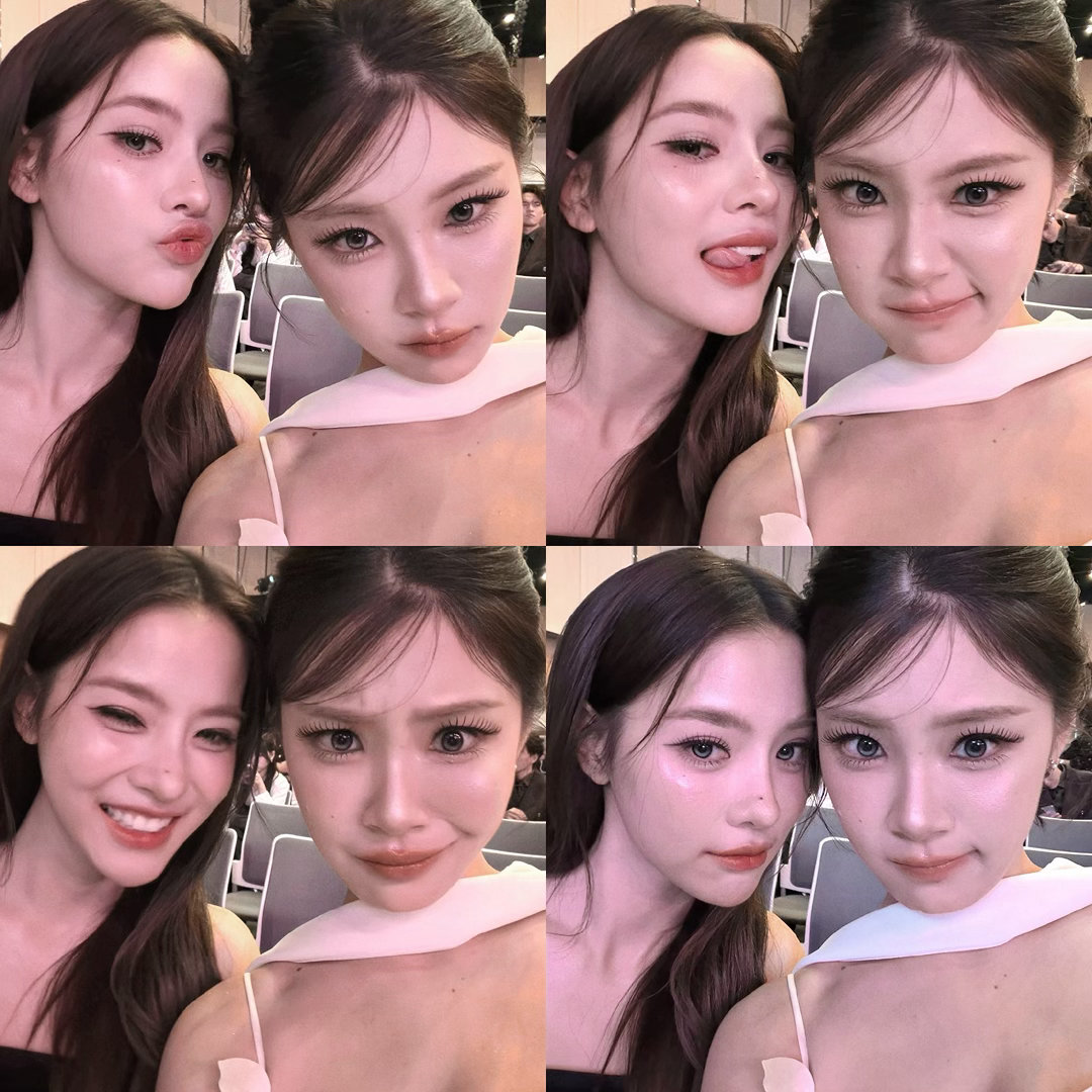女校最美的两个。 