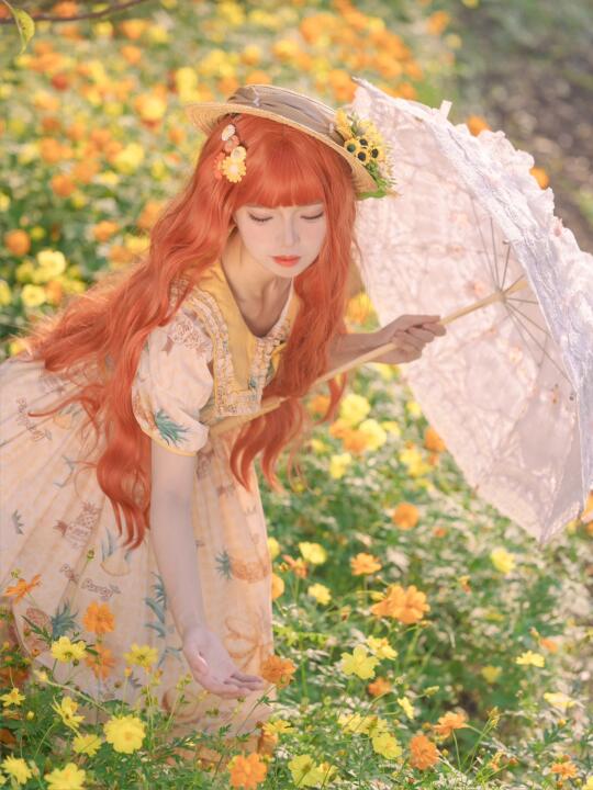 春日序丨花间的lolita油画感少女🎀
