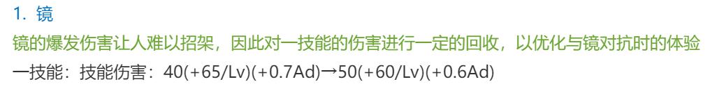 体验服今天更新，一共有五位英雄调整，这次调整基本都是削弱调整，这五位英雄分别是上