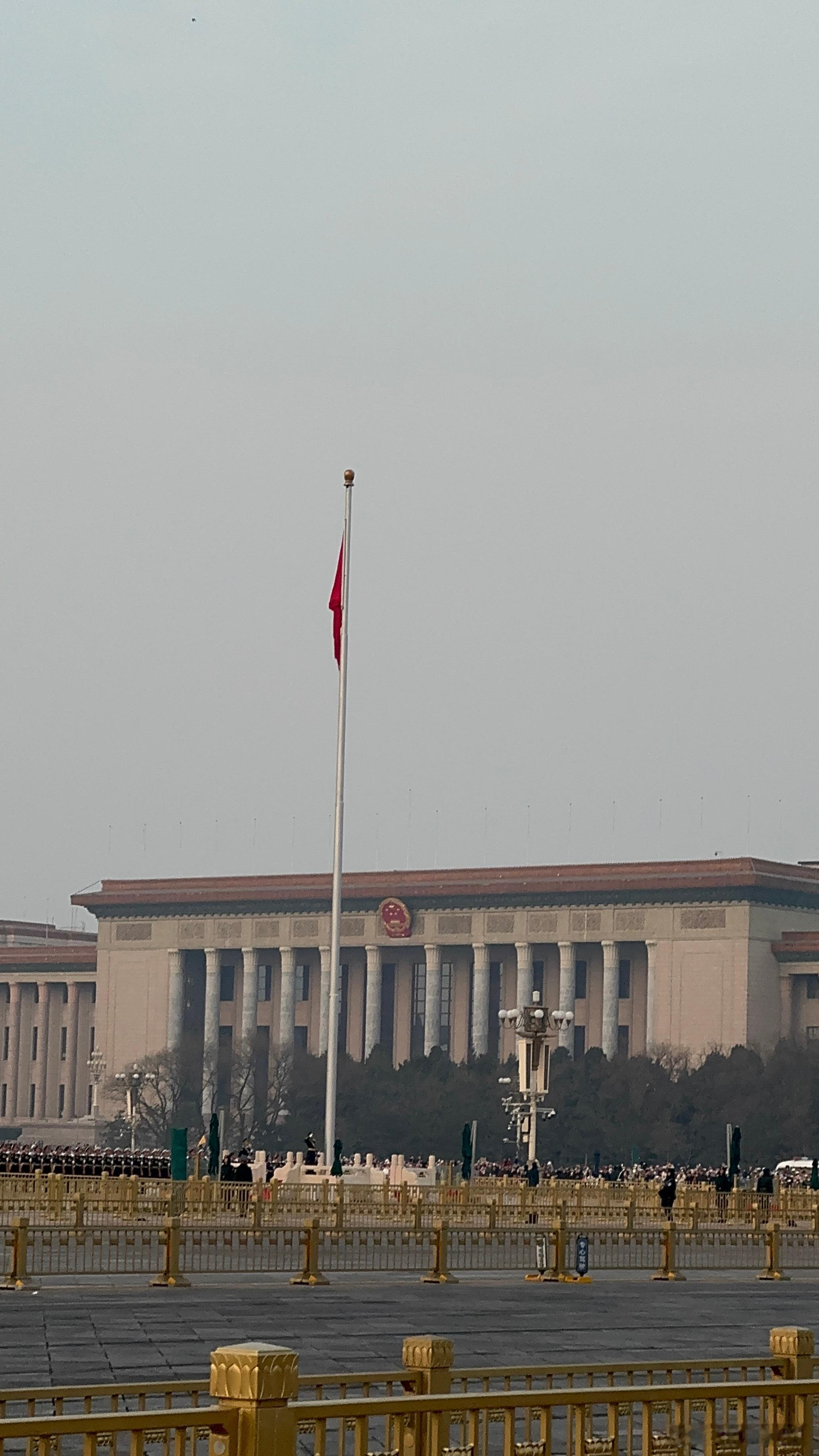 在北京小10年，第一次看升旗🫡🇨🇳 