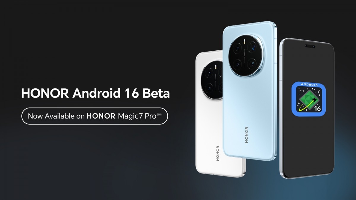 Honor Magic7 Pro 获得 Android16 的第三个测试版更新 