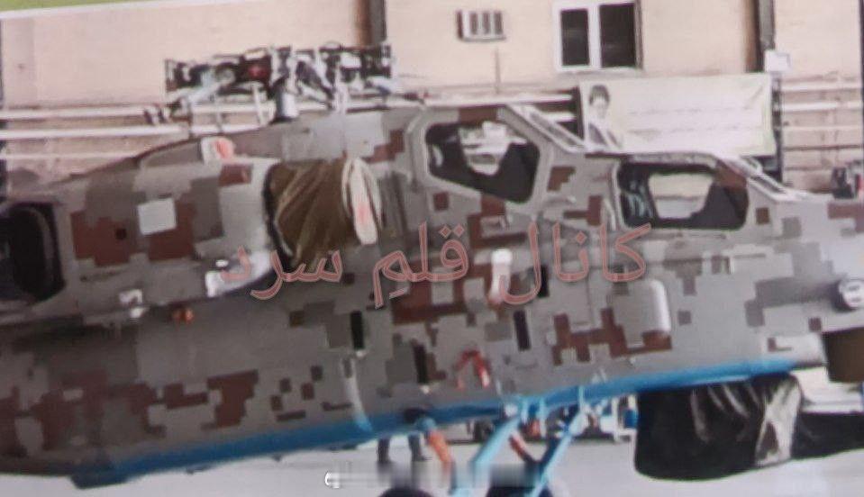 更多伊朗Mi-28交付的图流出来了，露出了之前挡住的机头传感器，可以看到光电和制