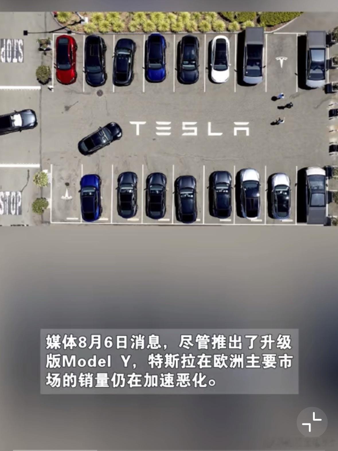 特斯拉上半年在华销量逆增长特斯拉这情况有点迷啊！欧洲那边新Model Y都上了，