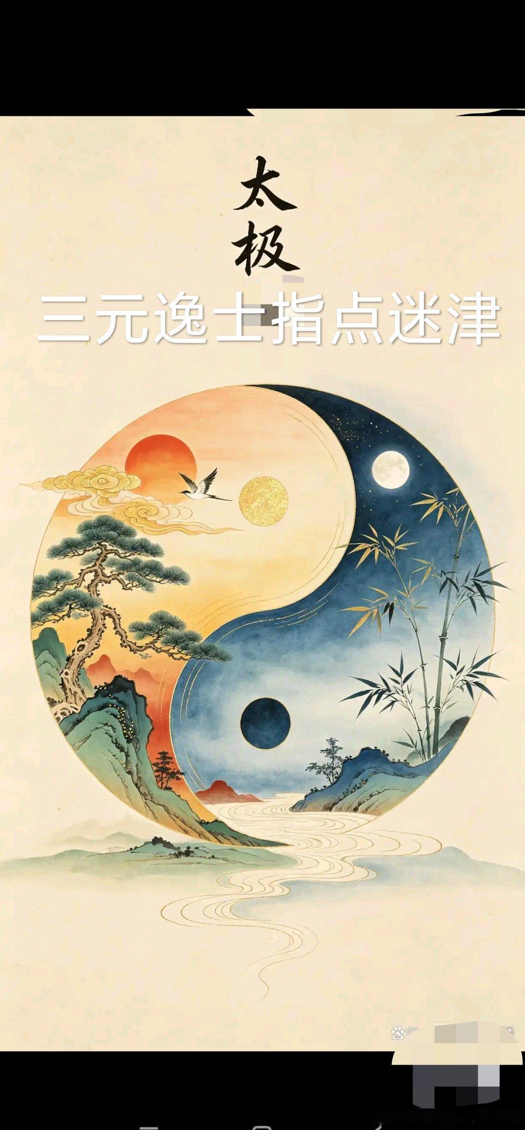 千古奇文《太极吟》：仅28字，一阴一阳，解开世人半生执念￼人这一生，绝大多数的疲
