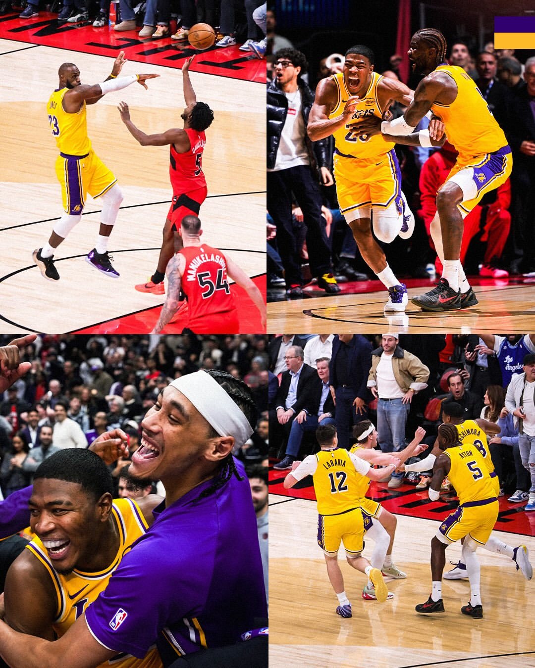 THAT’S COLD 🥶 湖人vs猛龙洛杉矶湖人