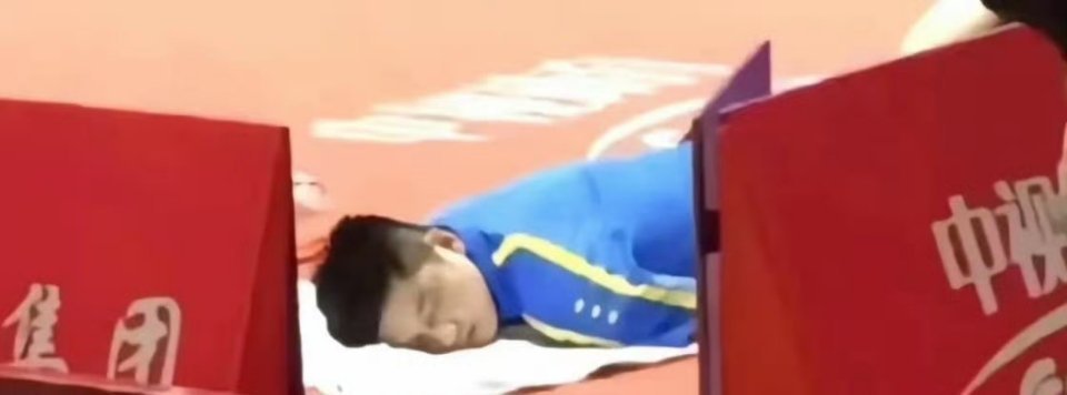 突然想起2013年乒超联赛王皓和樊振东都发烧了，所以只能也在发烧的樊振东硬上，那