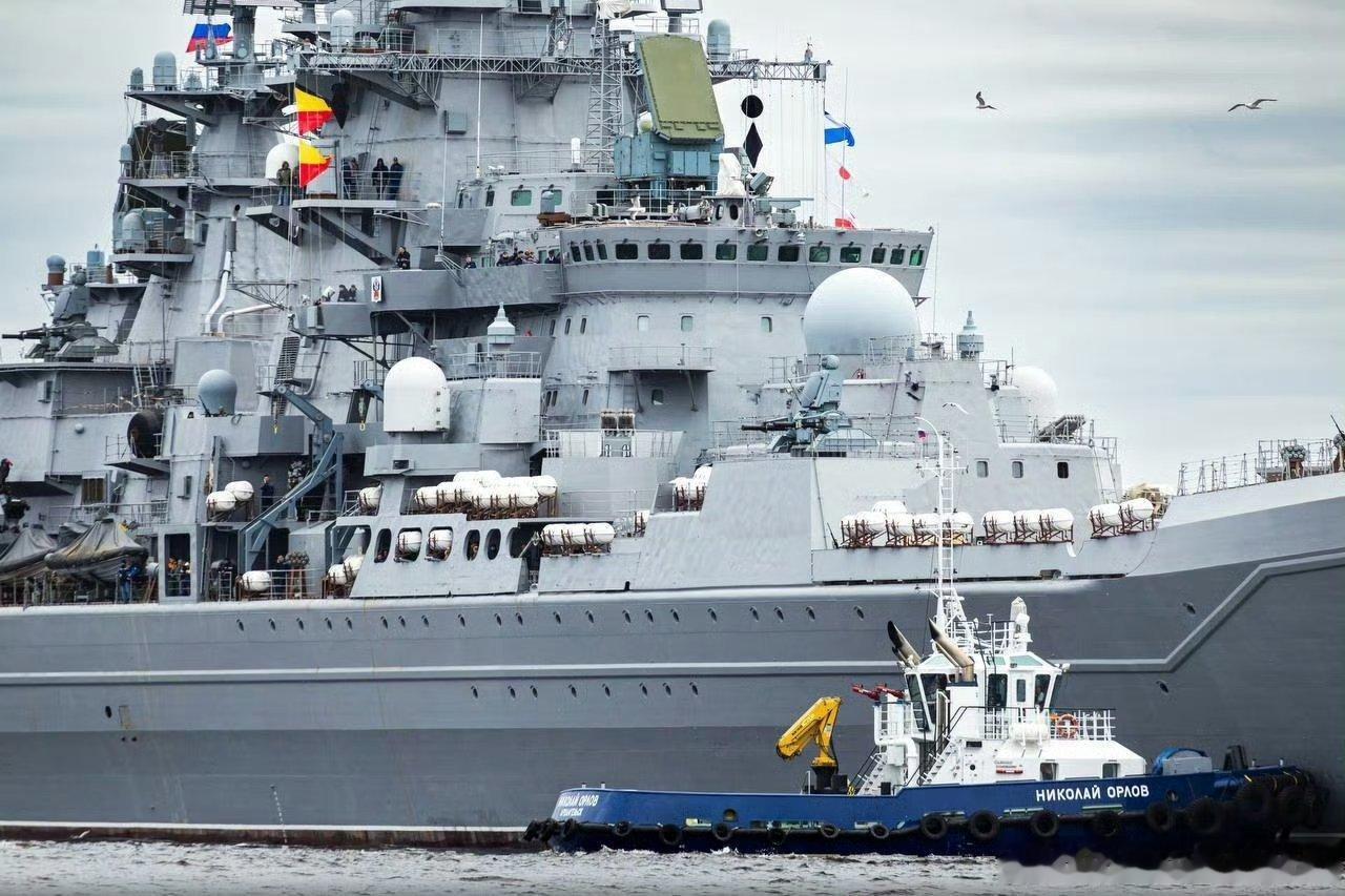 俄罗斯海军11442M型重型核动力巡洋舰“纳希莫夫海军上将”号（080）进入了海