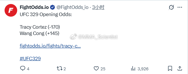 “王炸”王聪（Wang Cong）vs“小舒淇”特蕾西·科尔特斯（Tracy C