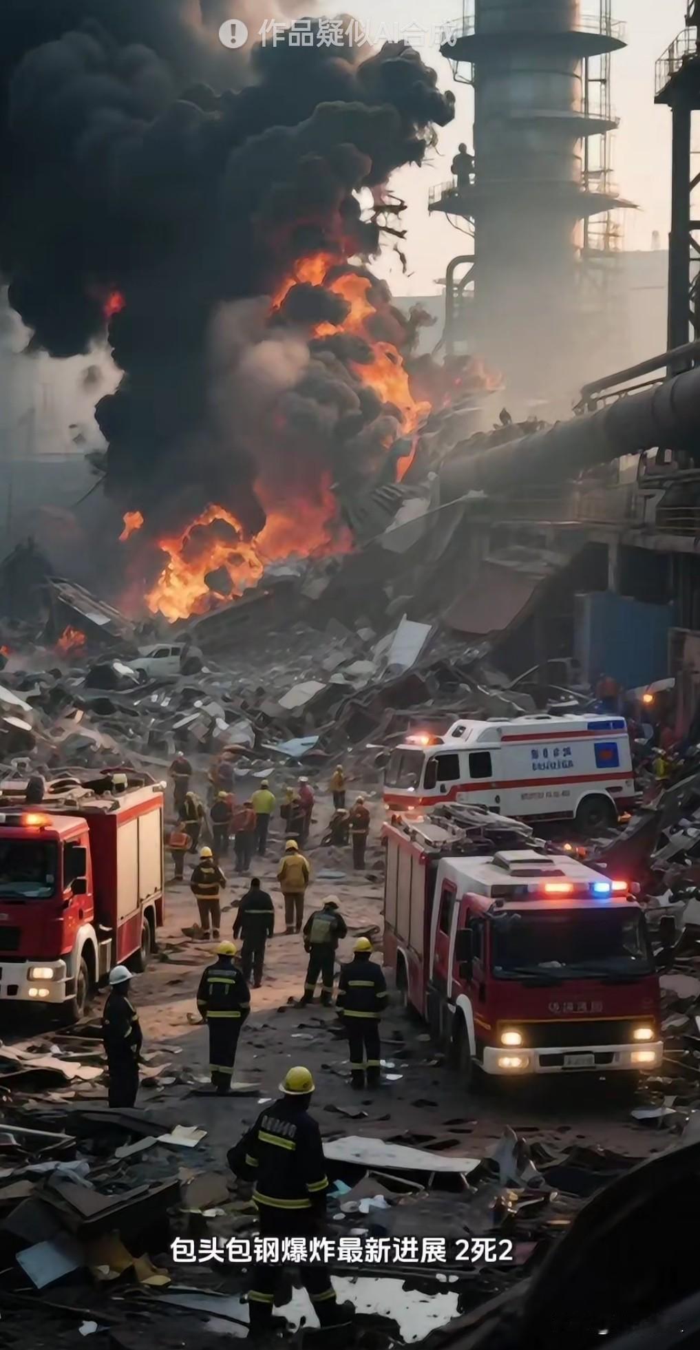 内蒙古包钢集团一分厂今日发生爆炸事故，已造成2人死亡、2人失联、78人送医。初步