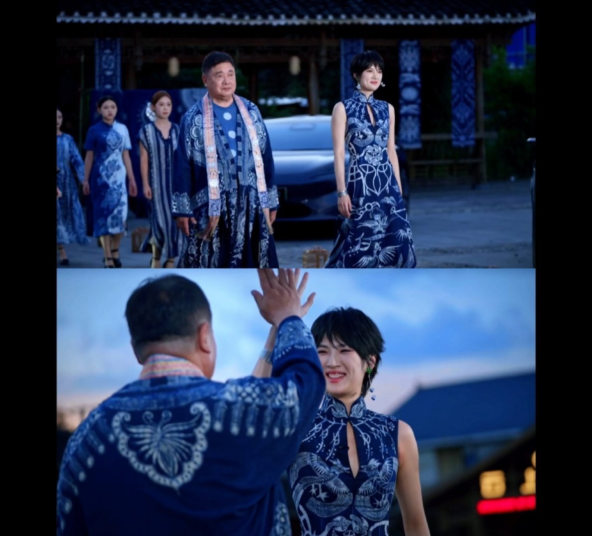 姚安娜穿蜡染旗袍走村T. 民族风席卷世界！姚安娜蜡染旗袍亮相非遗之城，优雅气质尽