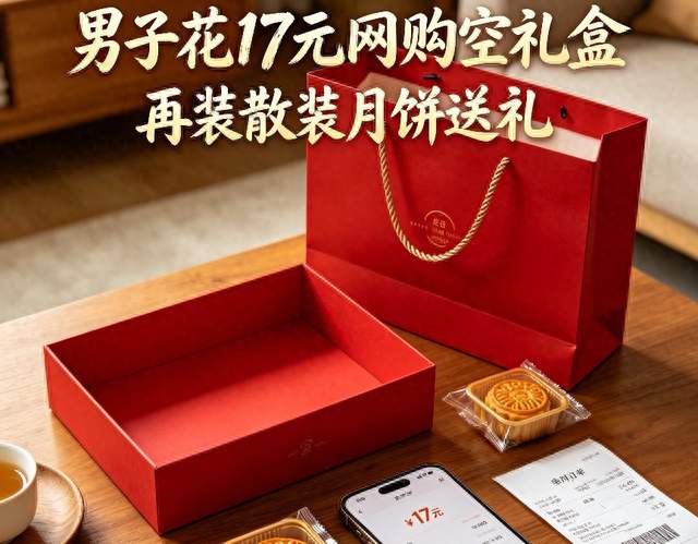 🔥17块钱搞定中秋送礼？男子网购空礼盒装散装月饼，网友吵翻了
