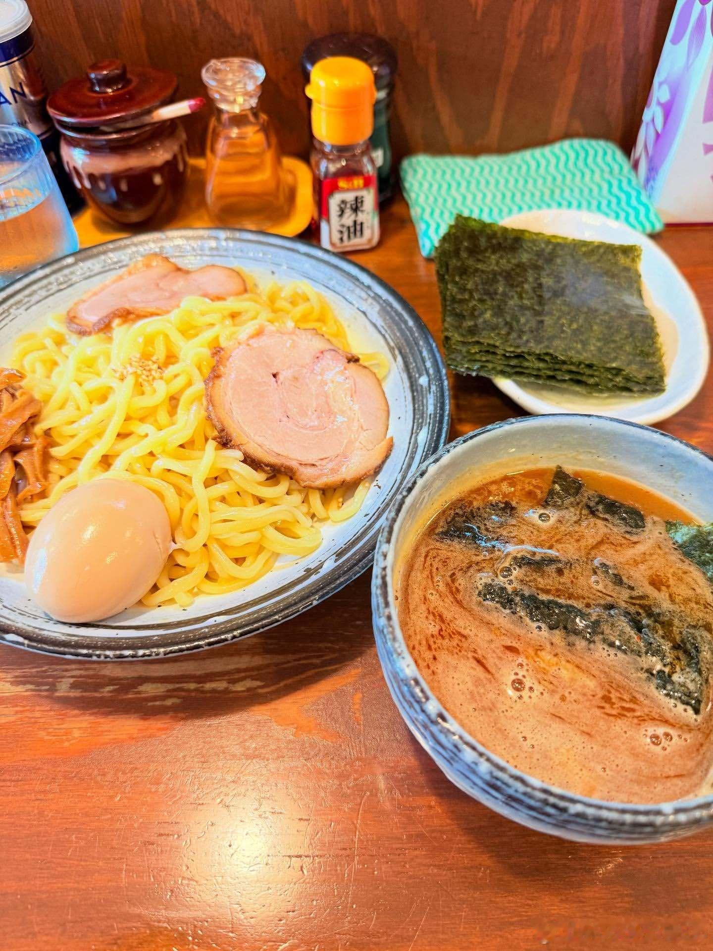米奇林☁️更新ig：拉面 ひとふんばり🍜鱼介豚骨特制蘸面🐷🐟bgm：🎵