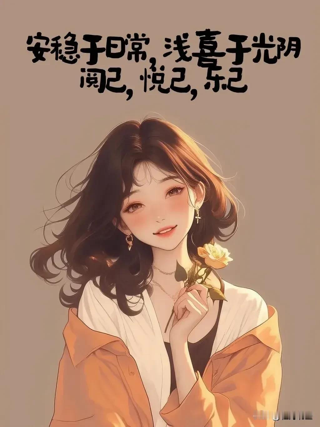 净中无妄念，忙里有欢喜，
度四季，也渡自己，
让喜欢的事成为生活，
不问东西，顺