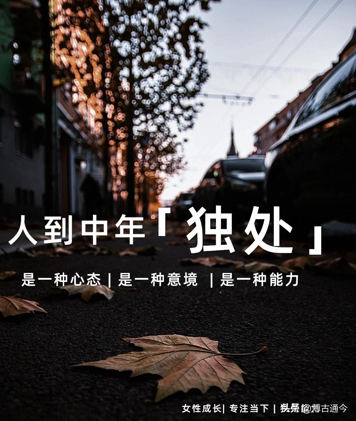 人到中年，顶级的状态：销声匿迹，半隐半藏
 
渐渐发现，人到中年，最舒服的活法，