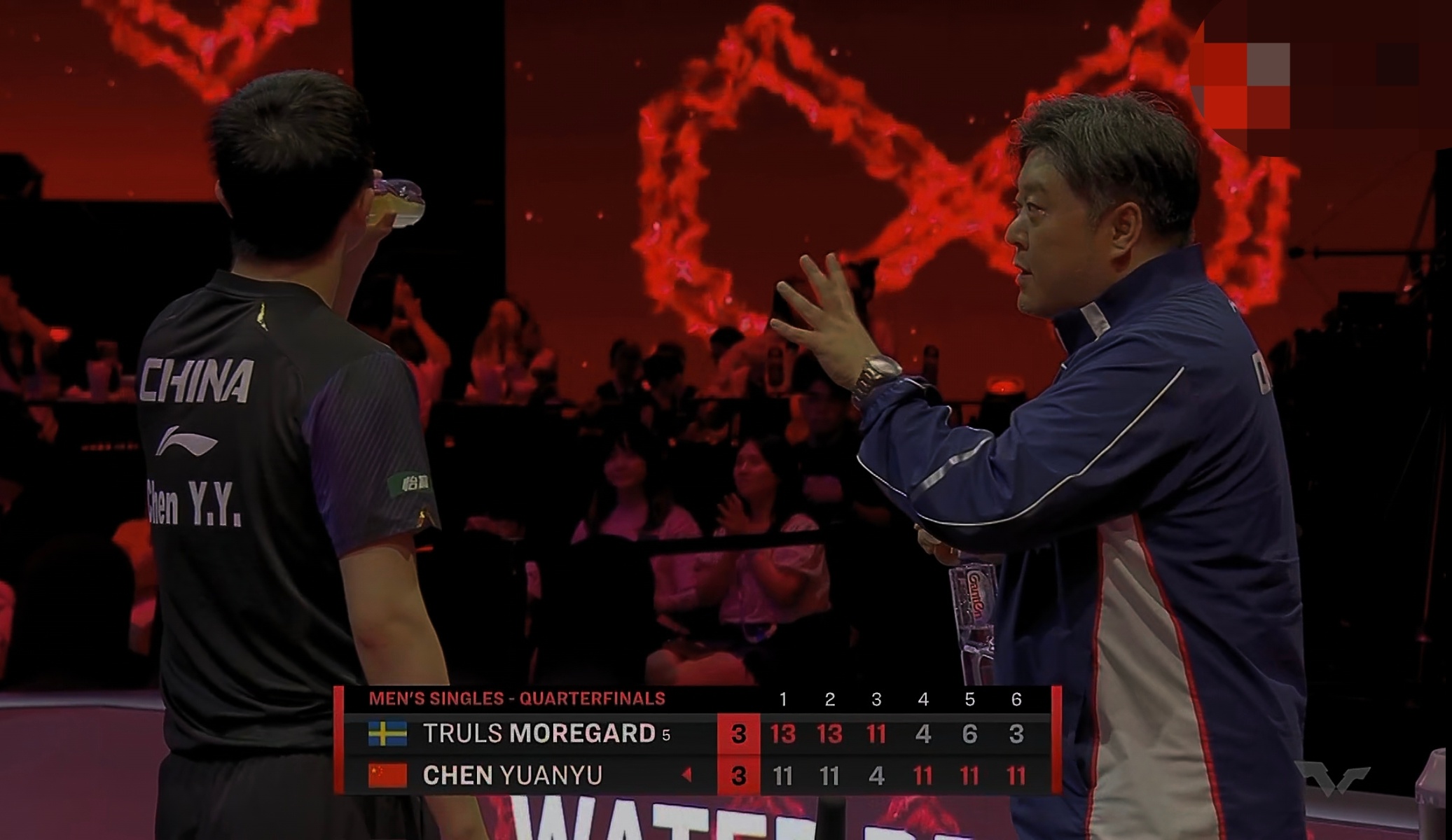 看了一下陈垣宇与莫雷加德的比分版，有点想笑小莫…… 