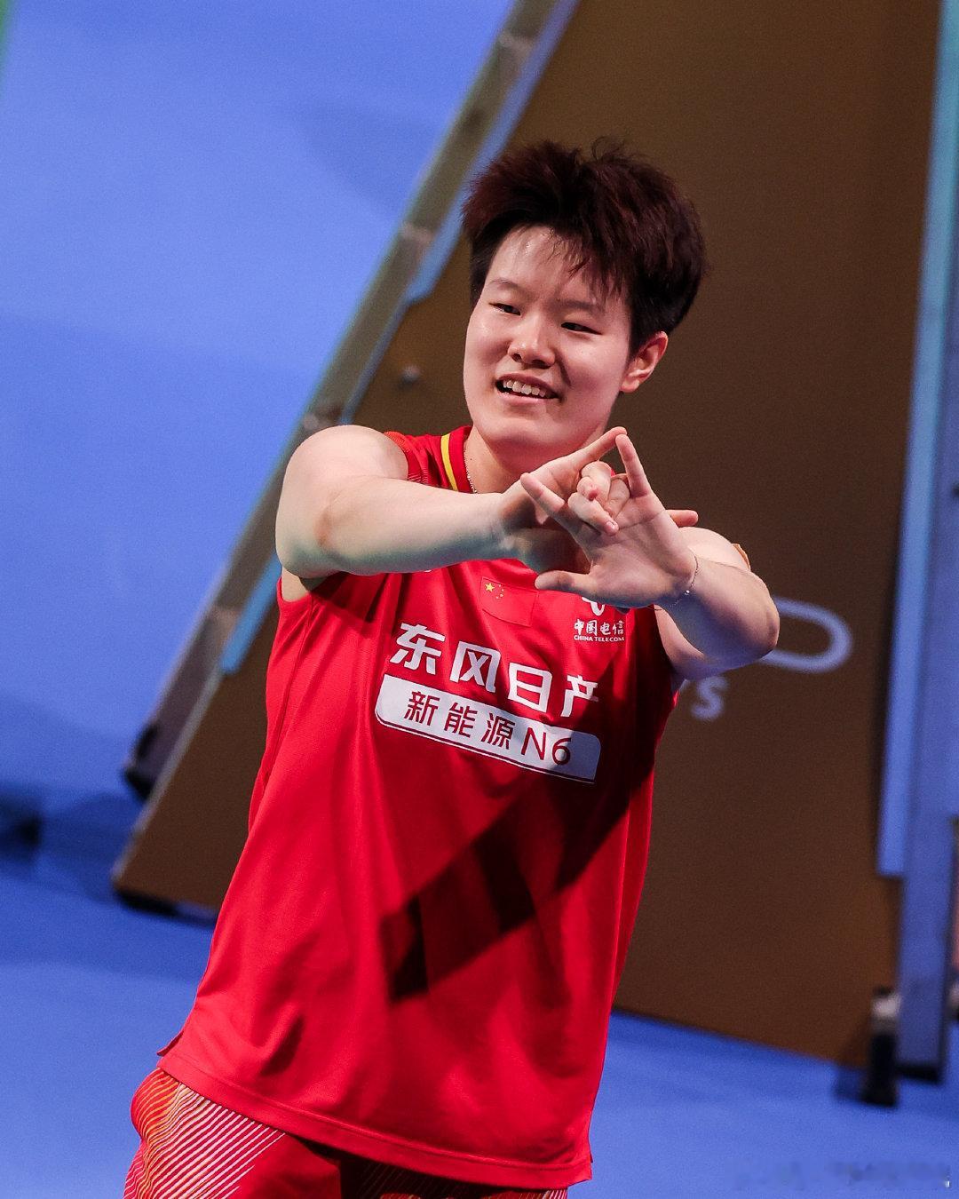胜利的姿势再看几遍👀2026年汤尤杯  cr：BWF世界羽联 