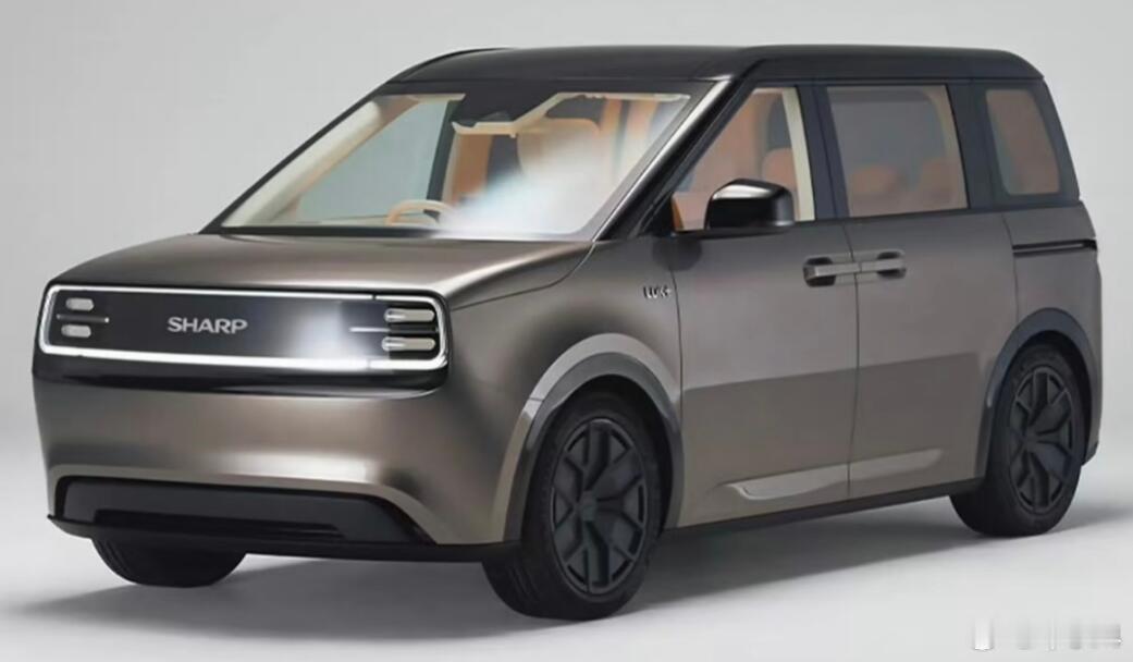 嗯？夏普这是认真的吗？它不是自己造车，而是要跟富士康合作，据说这车的定位也是极为