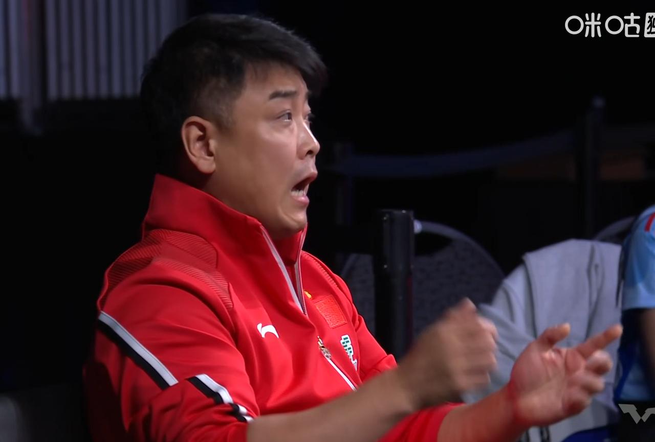 林诗栋/黄友政3:0拿下德国组合后，大家看到王皓的表情了吗？

这次王皓承担压力