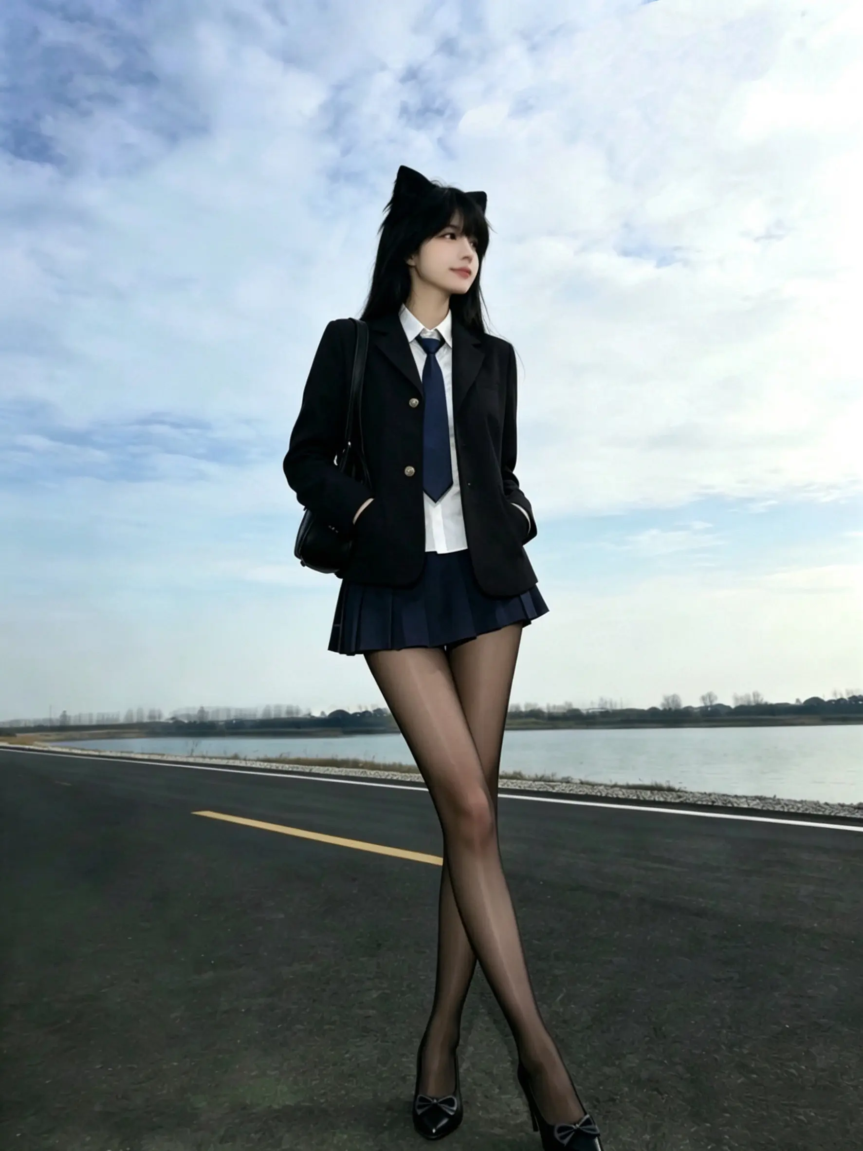 jk穿搭 jk制服 热门jk jk搭配 jk是无敌的