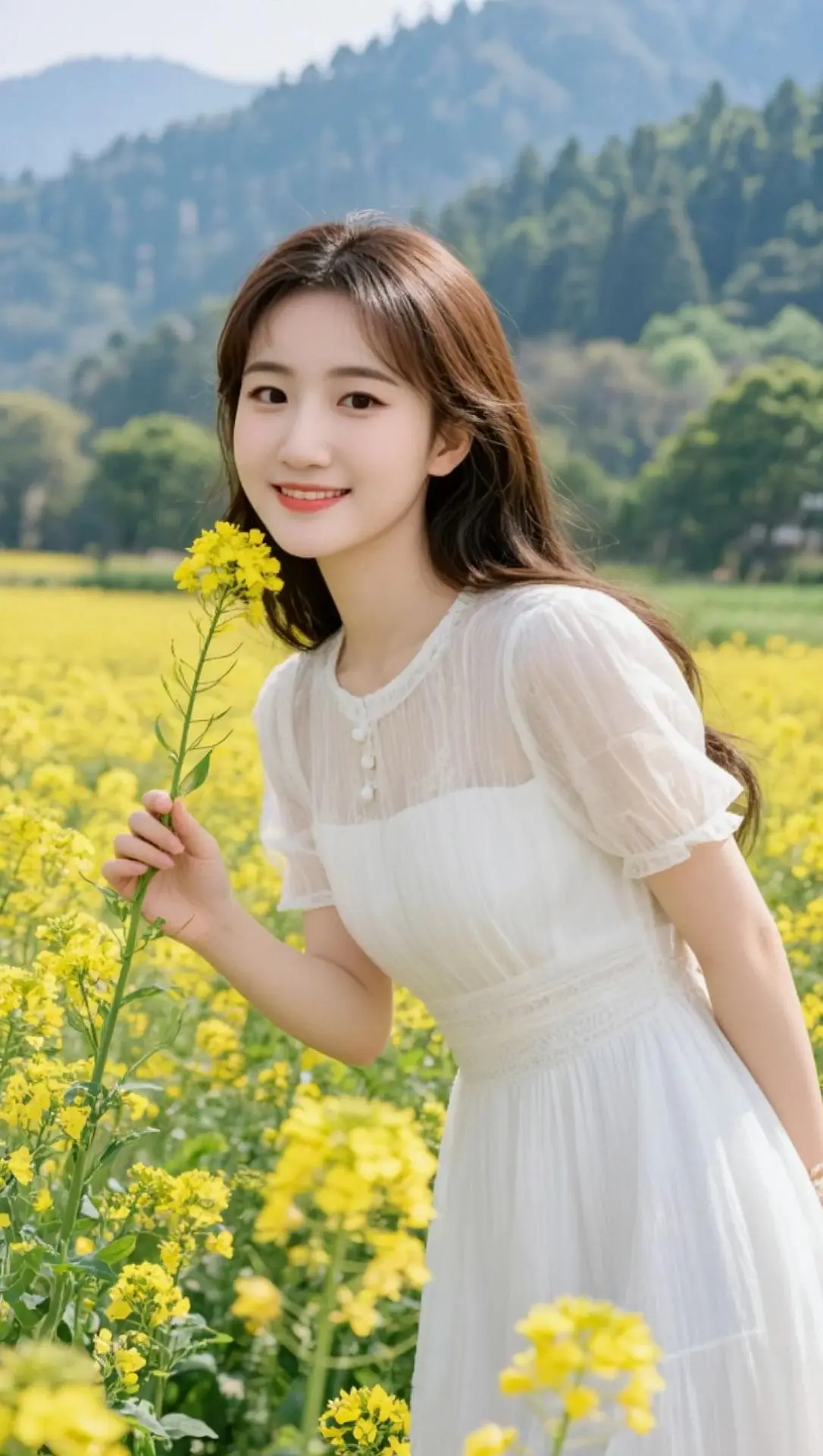 AI田园清新照 ai创作