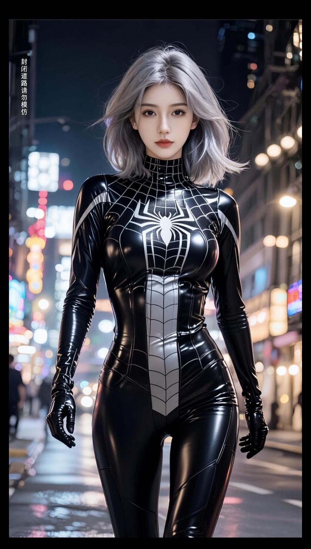 超级英雄归来。 都市酷感写真