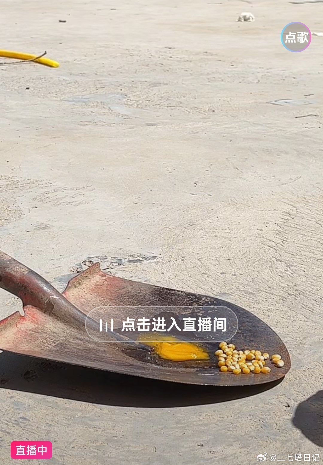 还有沉浸式烤鸡蛋的？ ​​​