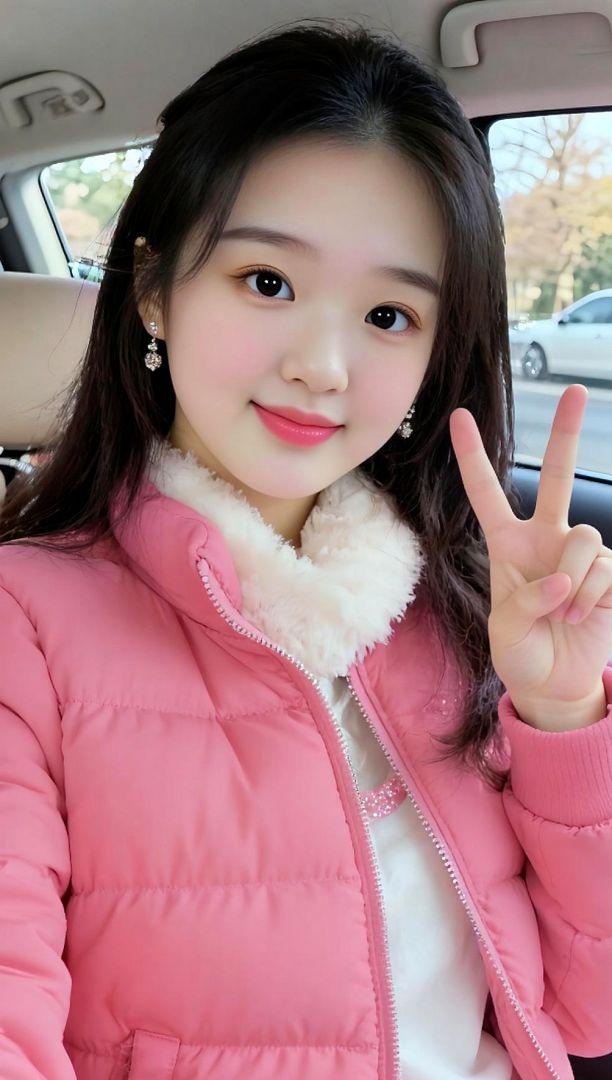 打手势美女 抖音玩法合伙