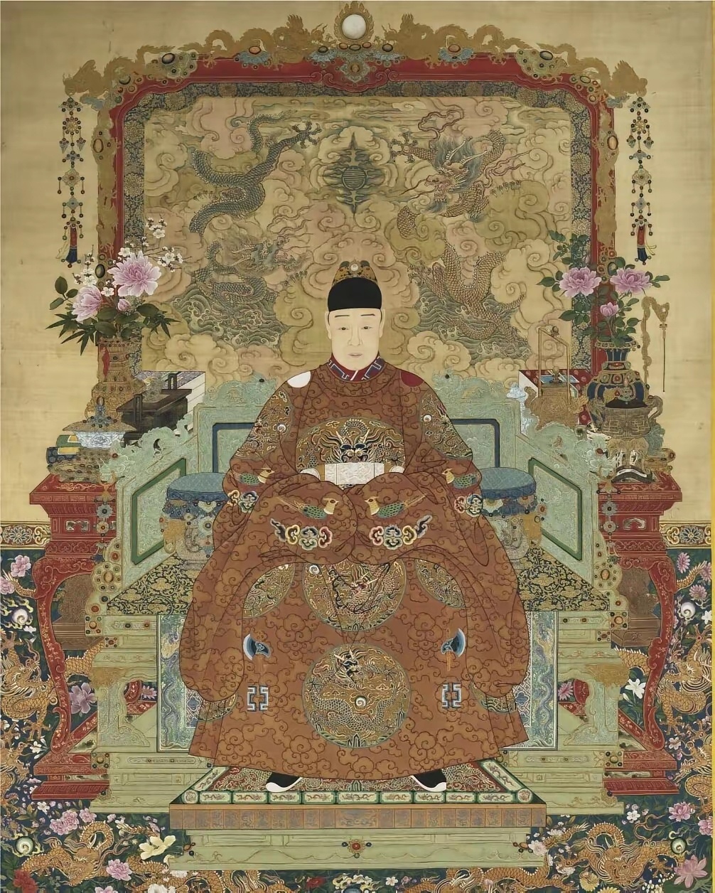 《明熹宗坐像》文物历史人物