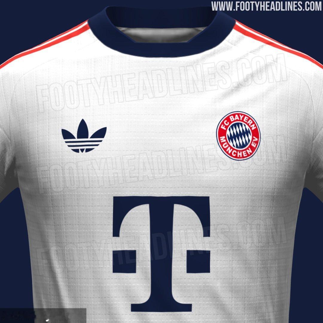 拜仁下赛季客场球衣（准确率 85%）。[Footy Headlines] 